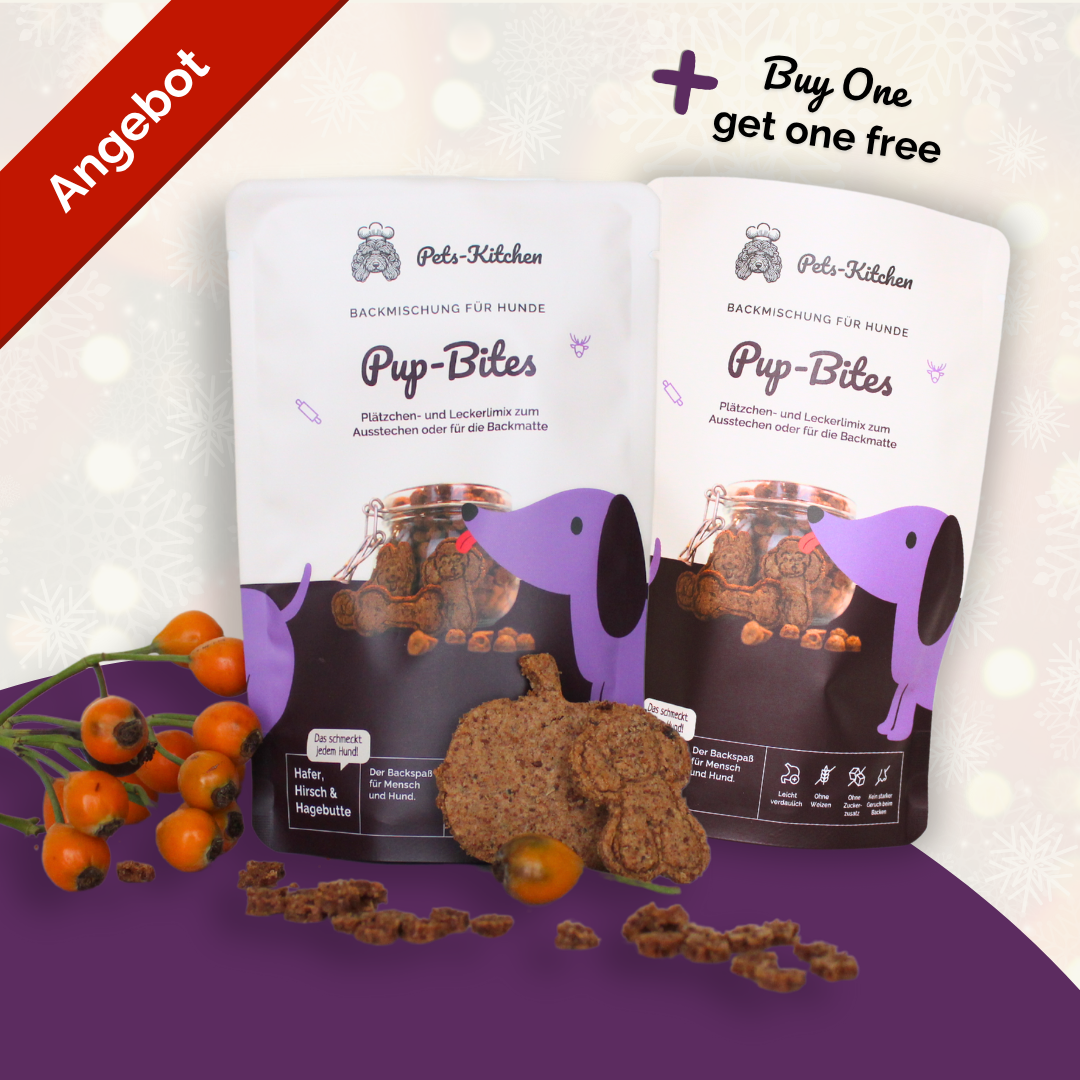 Pup-Bites Backmischung für Hunde